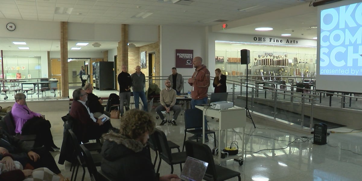 The Okoboji Community School District held a public meeting to discuss construction plans [Video]