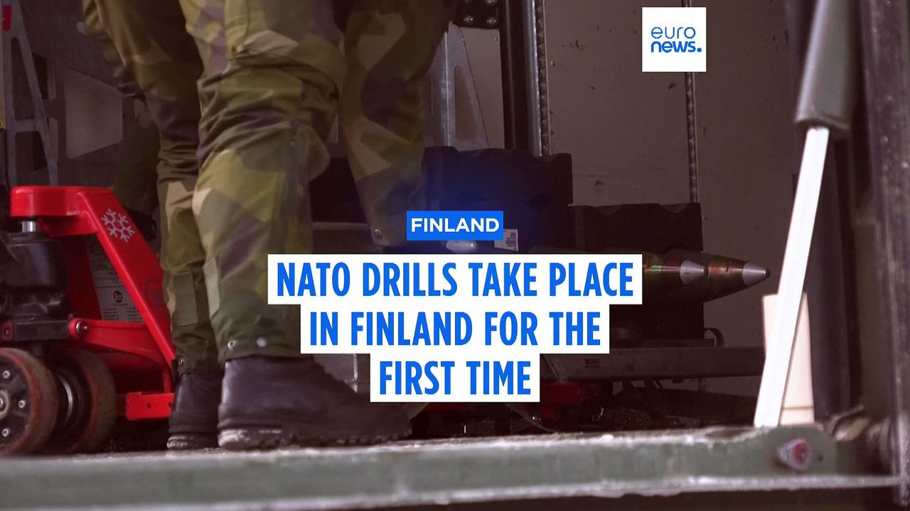 NATO holds its first artillery drills in Finland [Video]