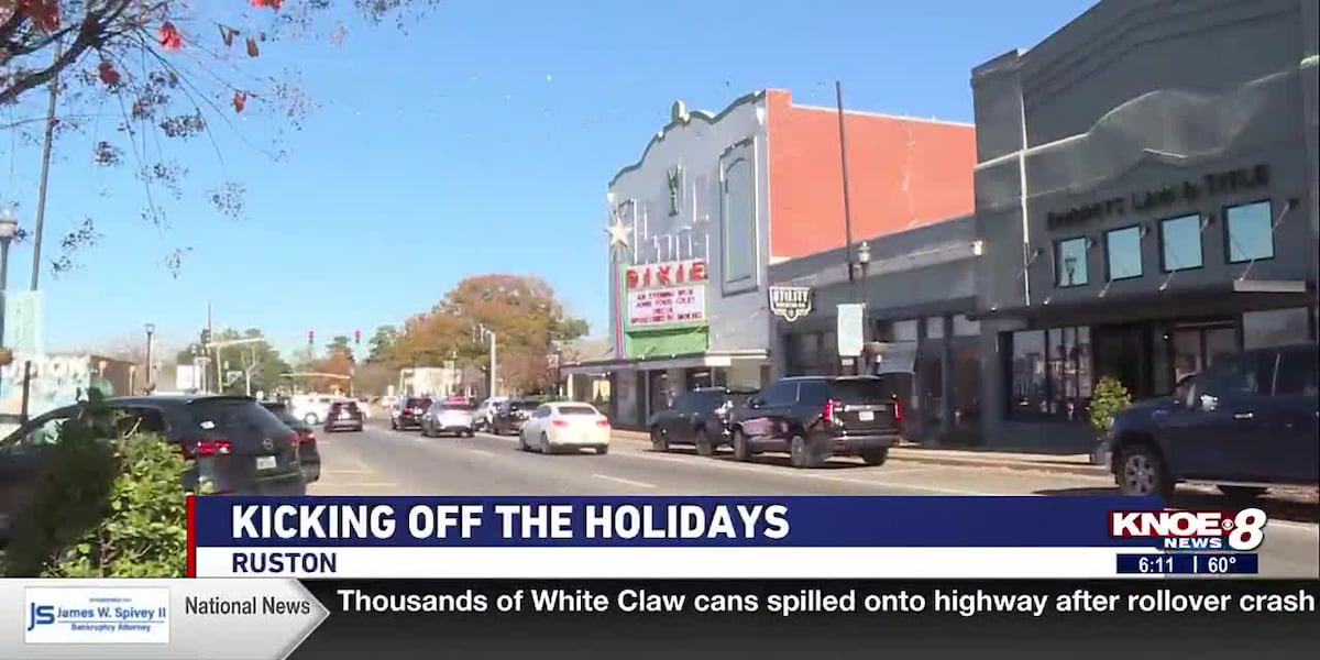 Ruston kicks off series of holiday events [Video]