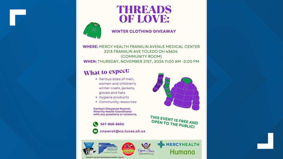 Local organizations hold winter clothing giveaway [Video]