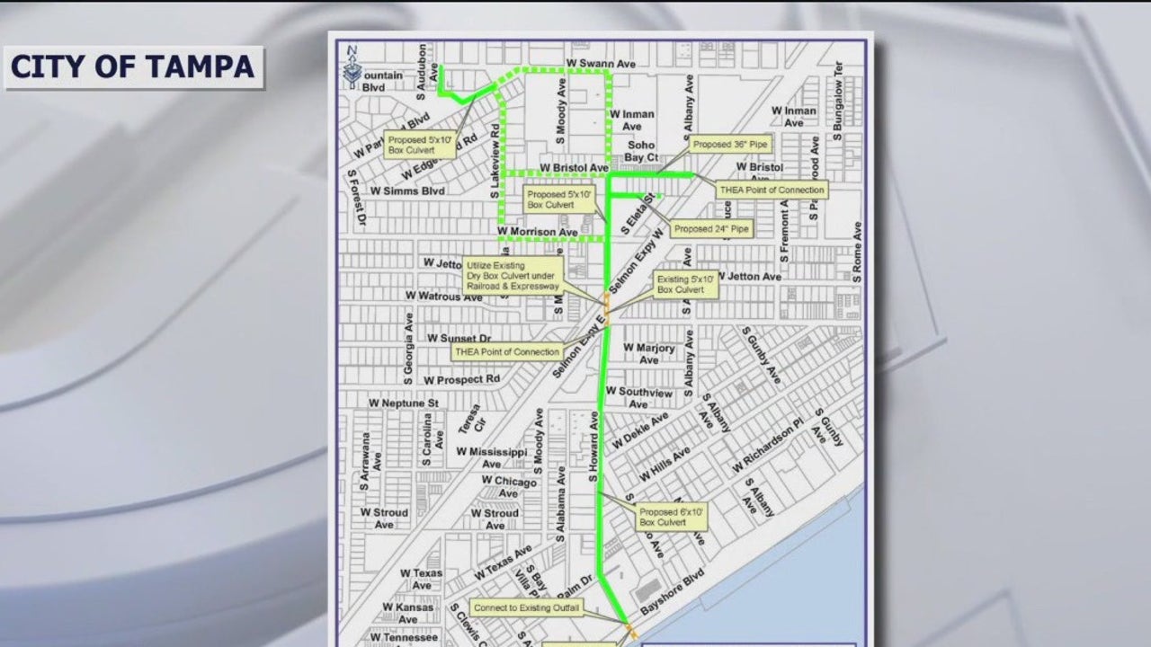 Proposed South Howard Avenue flood relief project [Video]