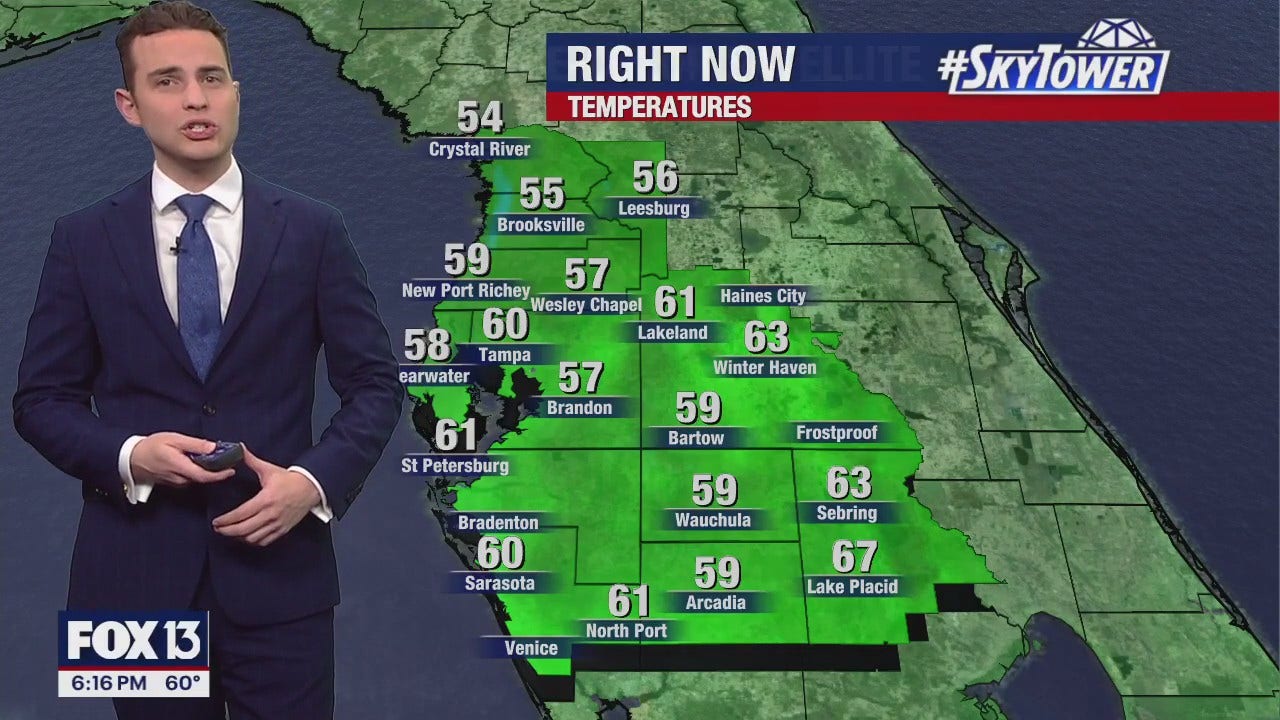 Tampa weather | Cool temperatures overnight [Video]