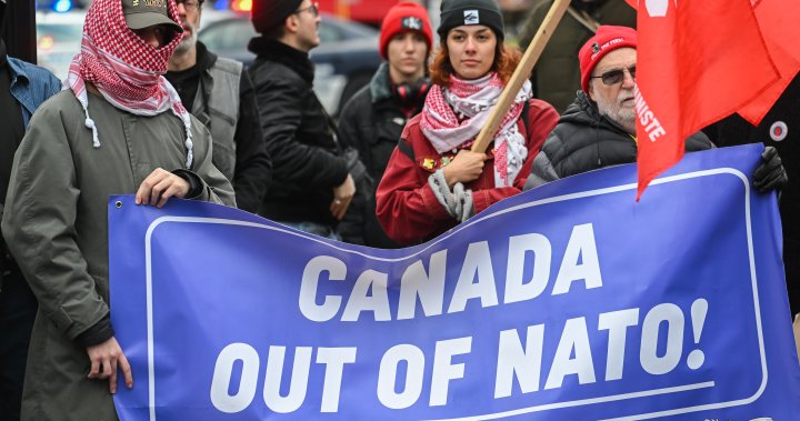 Anti-NATO protesters in Montreal demand Canada withdraws from alliance [Video]