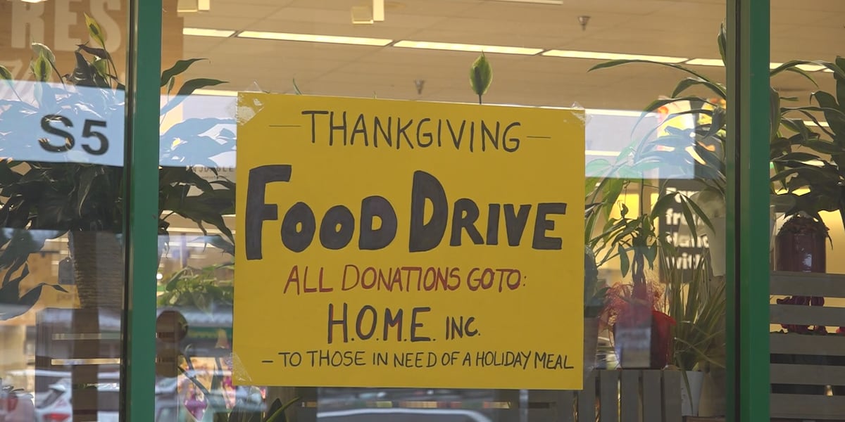 Hancock County resident organizes food drive to assist those in need of Thanksgiving meals [Video]