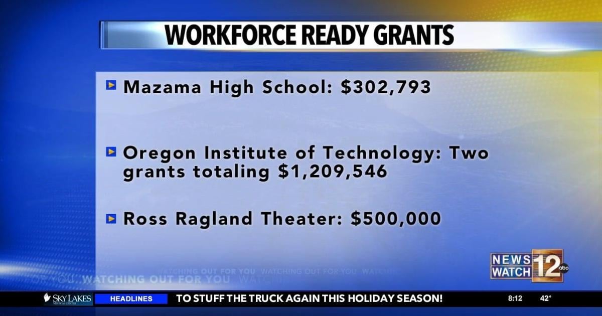 Southern Oregon organizations get funding for career programs | Top Stories [Video]