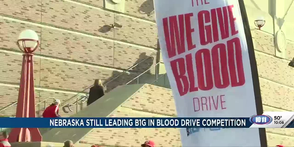 Nebraska still leading B1G in blood drive competition [Video]