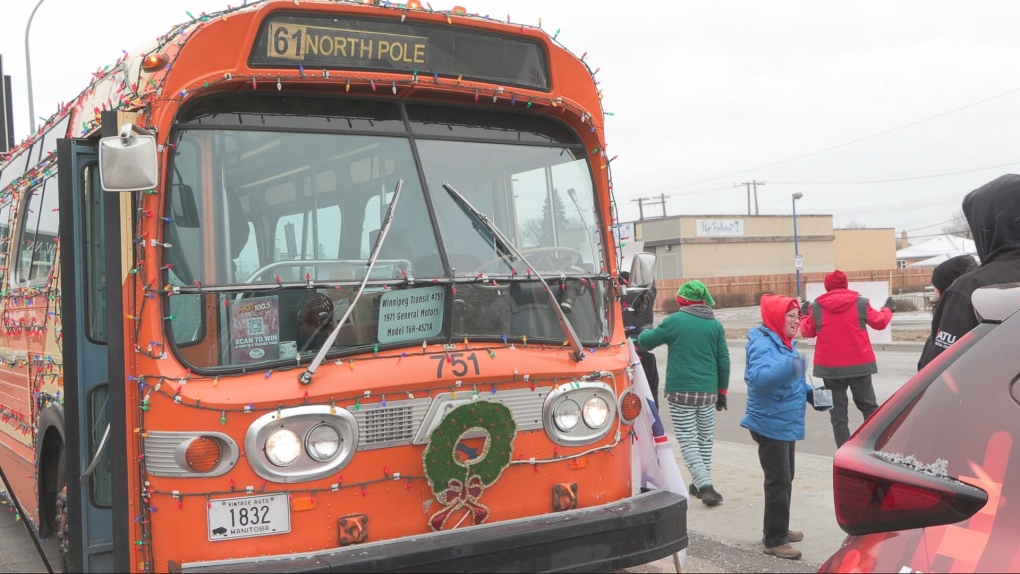 Winnipeg transit union gives back with first fill-a-bus event [Video]