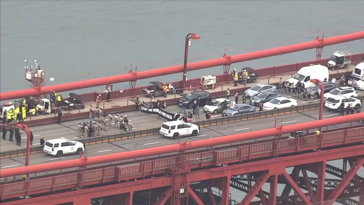 SF judge dismisses majority of charges against Golden Gate Bridge protesters  NBC Bay Area [Video]