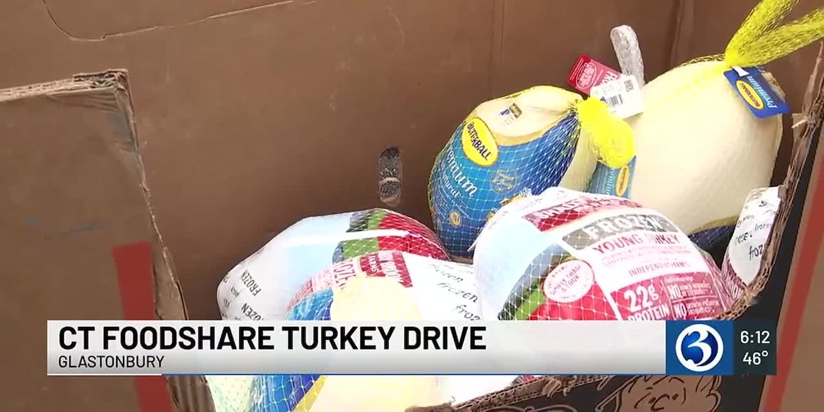 Glastonbury event supports Connecticut Foodshares Thanksgiving Turkey Drive [Video]