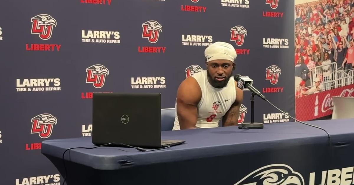 Liberty running back Billy Lucas after his 131-yard performance [Video]