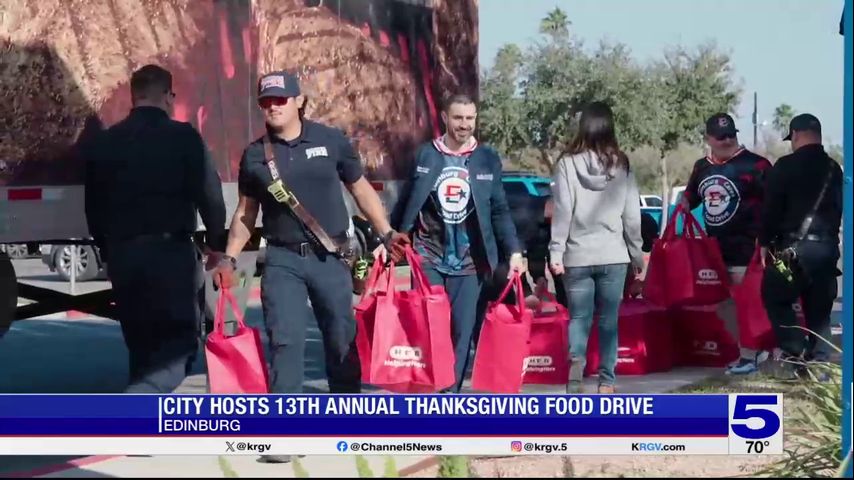 Edinburgs Thanksgiving food drive delivers 1,000 turkeys [Video]