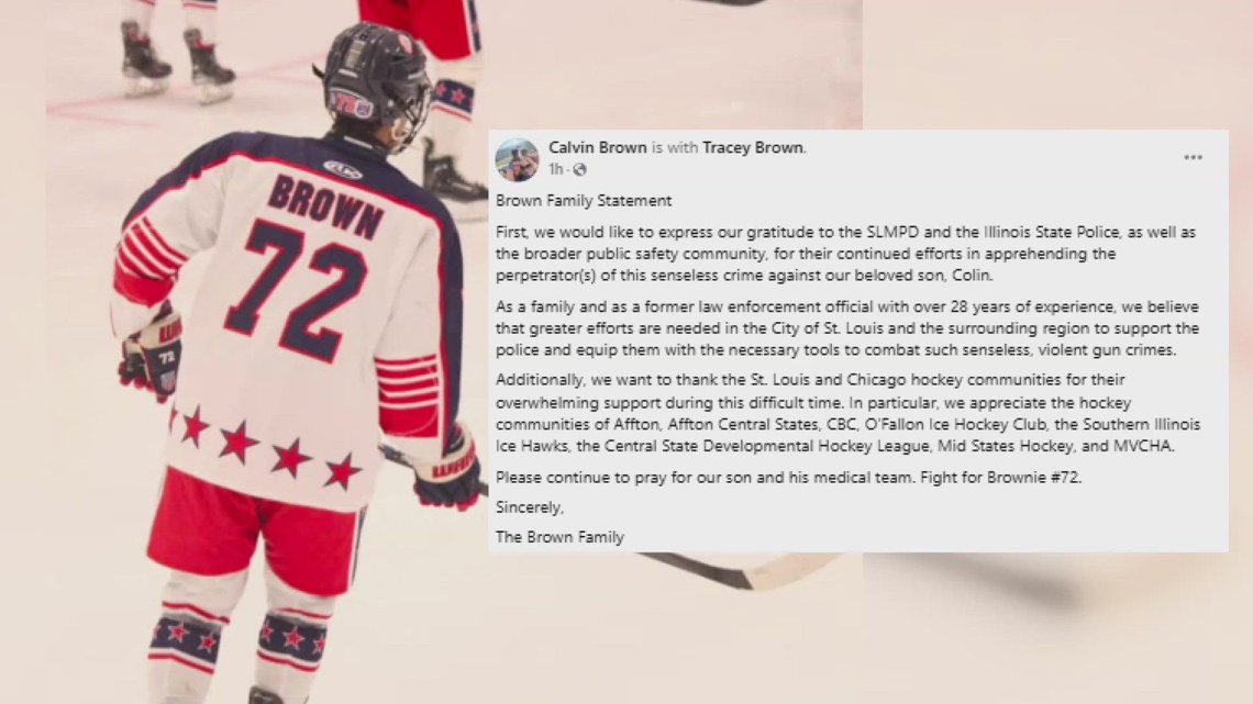 Community garners support for teen hockey player injured in random I-55 shooting [Video]