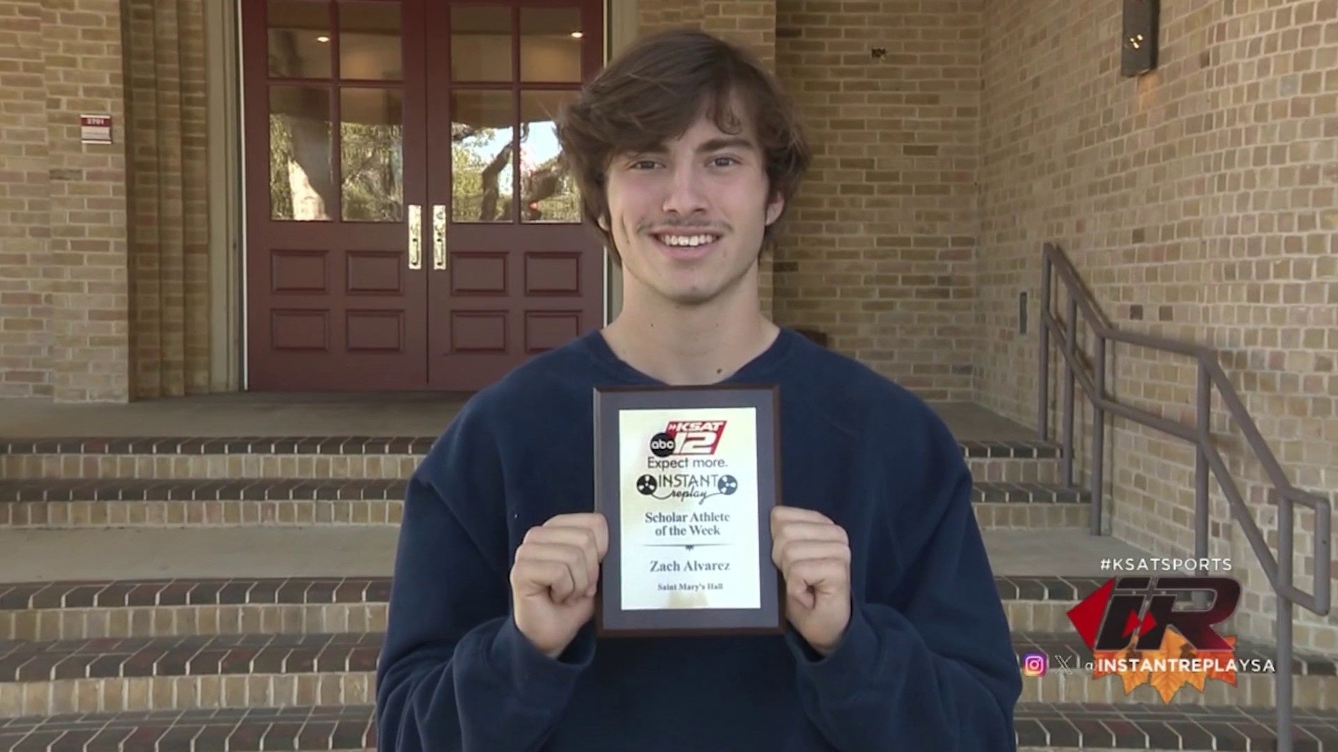 Scholar Athlete of the Week: Zach Alvarez, Saint Marys Hall [Video]