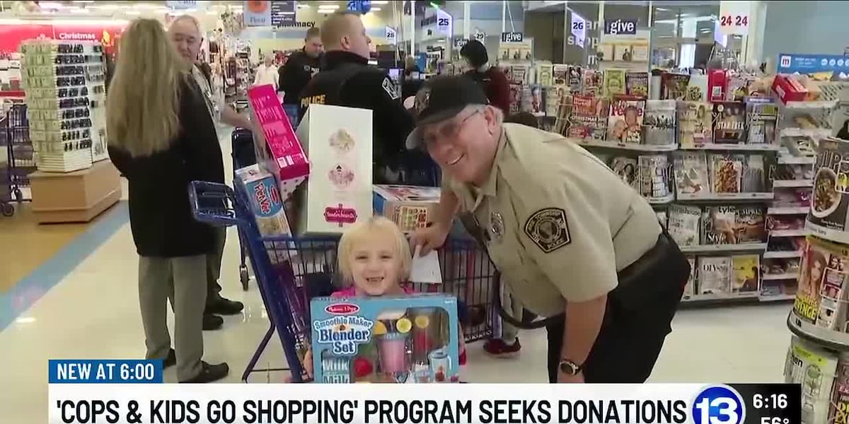 Cops & Kids Go Shopping program seeks community donations [Video]