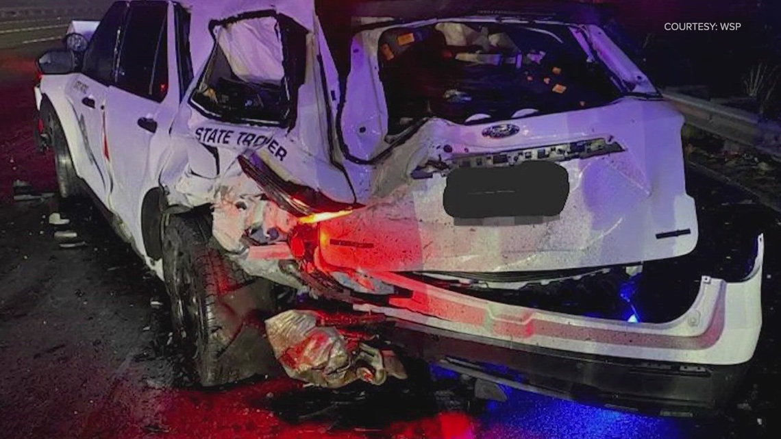 4 State Patrol cars struck by impaired drivers last weekend [Video]