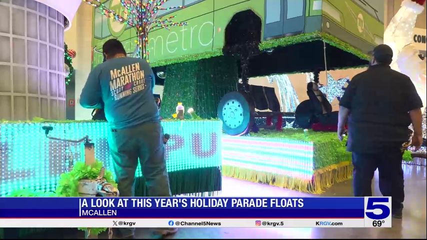 McAllen Holiday Parade designer previews upcoming parade floats [Video]