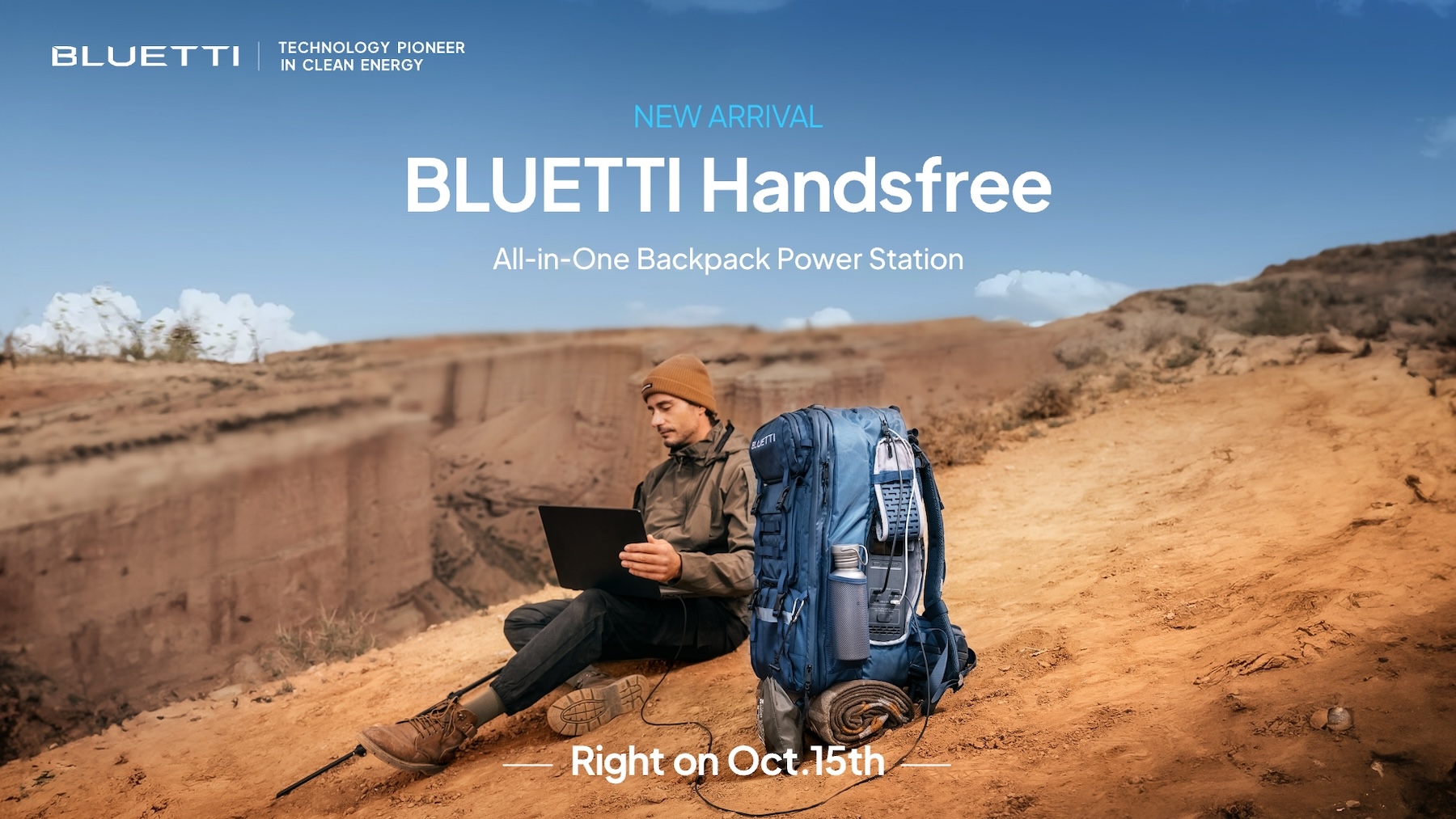 BLUETTIs Handsfree Series - The Ultimate Solar Backpack Power Station for Adventurers and Creatives [Video]