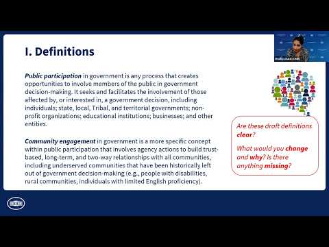 Draft Public Participation & Community Engagement (PPCE) Memo & Toolkit Listening Session [Video]