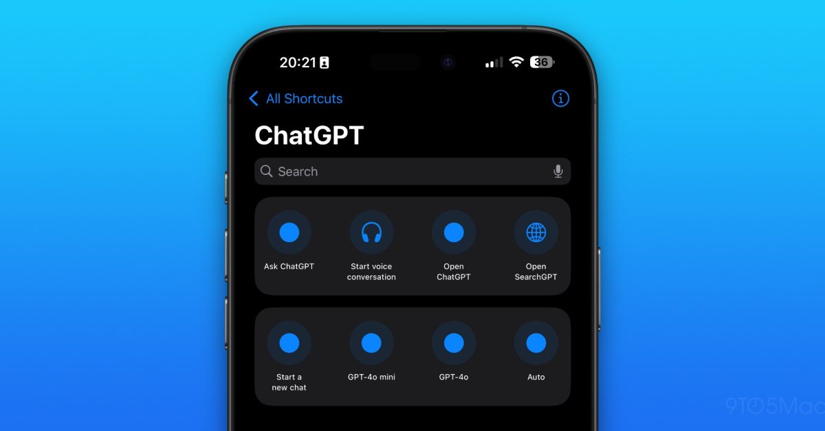 ChatGPT for iOS adds new shortcut for using SearchGPT [Video]