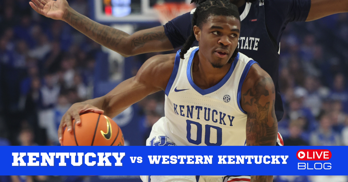 LIVE BLOG: Kentucky vs. Western Kentucky [Video]