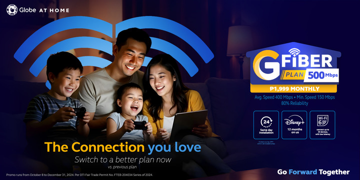 Globe AT HOME unveils New GFiber Plans  YugaTech [Video]