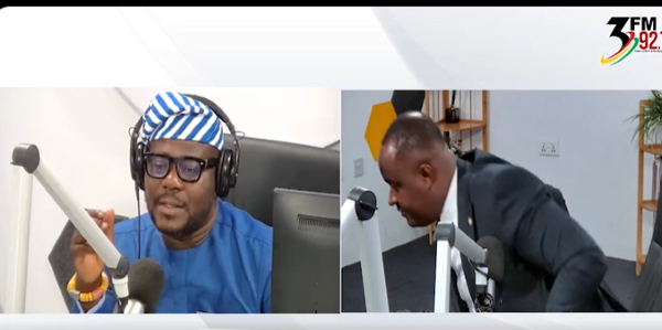 Watch as Ministry of Education PRO angrily walks out of live interview over expired rice saga [Video]