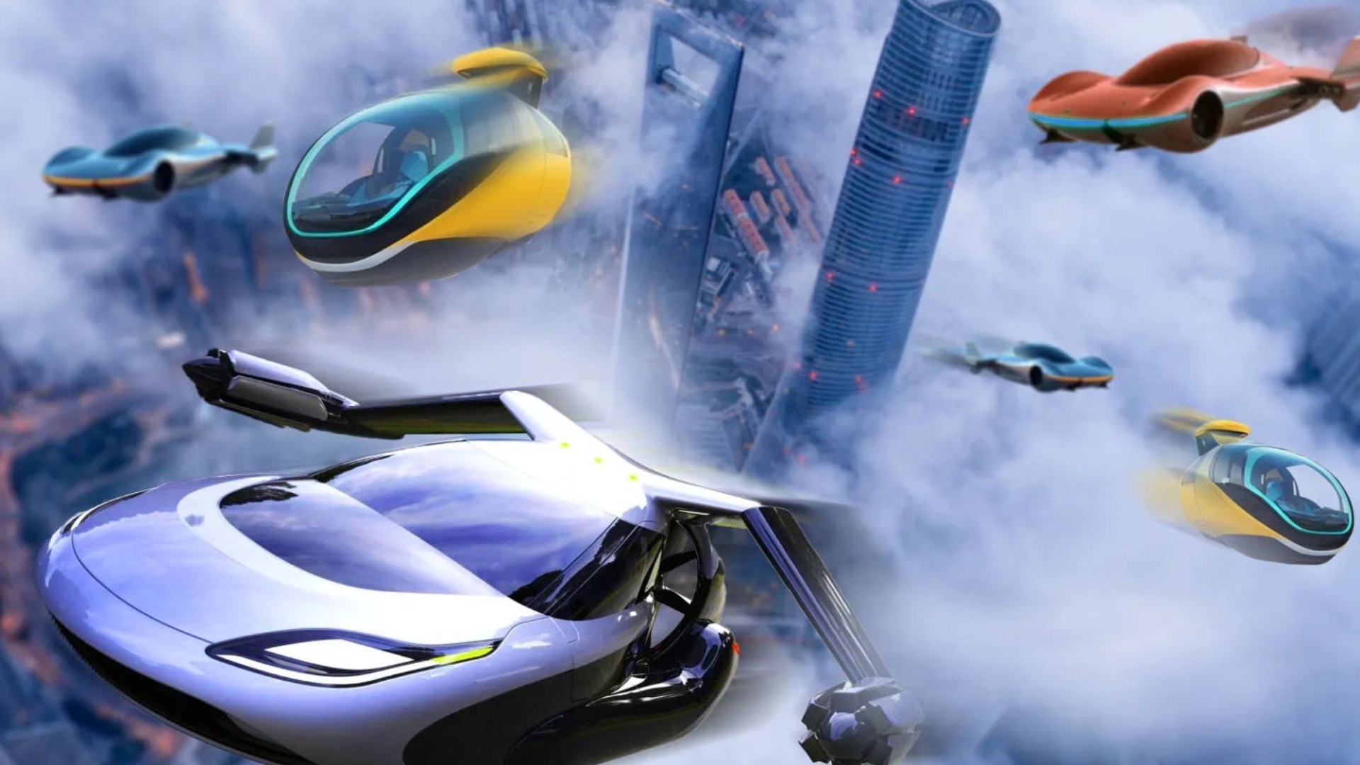 China plans to have 100,000 FLYING CARS buzzing around its cities as taxis, delivery vans and family motors in just 6yrs [Video]