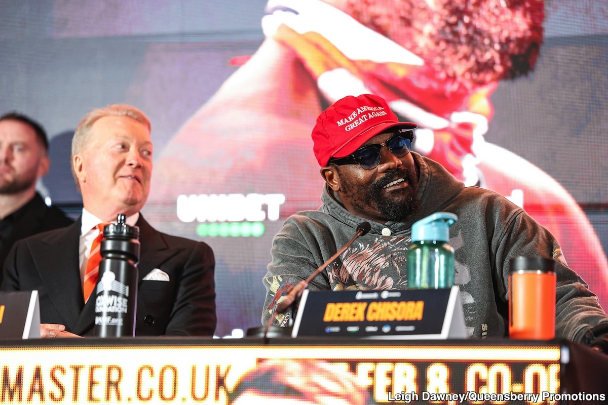 Chisora Doubts Fury’s Motivation And Training For Usyk Rematch [Video]