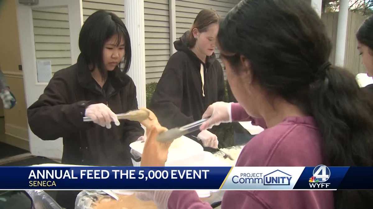 Feed the 5,000: A community effort brings Thanksgiving to many in Oconee County [Video]