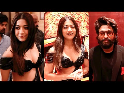 Pushpa 2: The Rule – Rashmika Mandanna & Allu Arjun’s POWERFUL Entry at Mumbai Press Conference [Video]