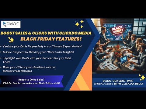 💥 Make your Black Friday Deals Shine Like Never Before with ClickDo Media! 💥✨ [Video]