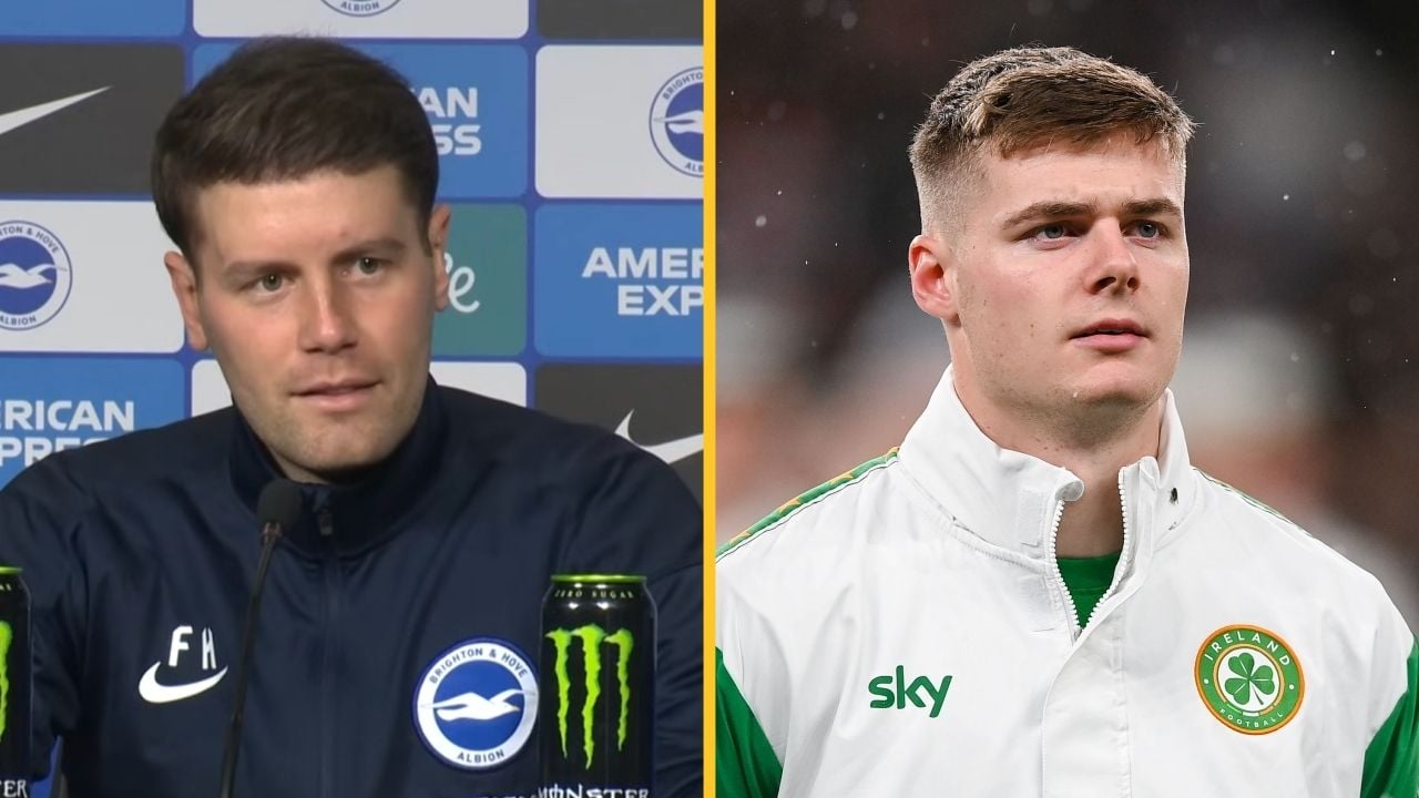 Brighton manager issues clear update on Evan Ferguson after transfer links [Video]