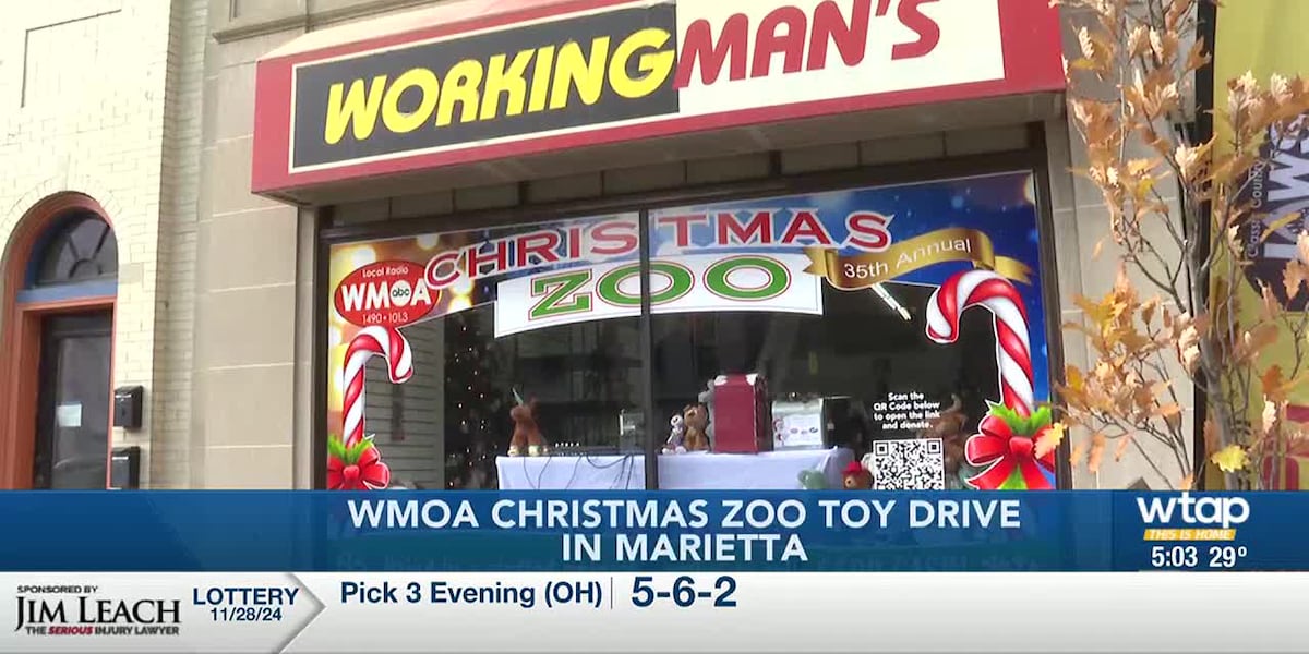 WMOA holds 35th annual Christmas Zoo toy drive. [Video]