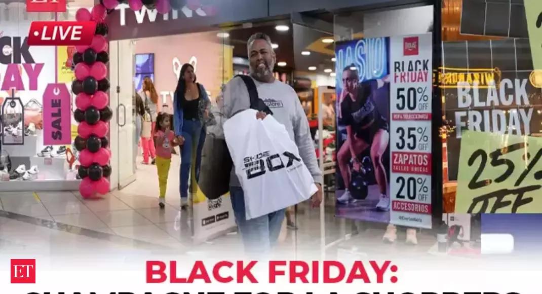 Live | Champagne and experiences attract shoppers in LA on Black Friday amid Amazon Strike – The Economic Times Video