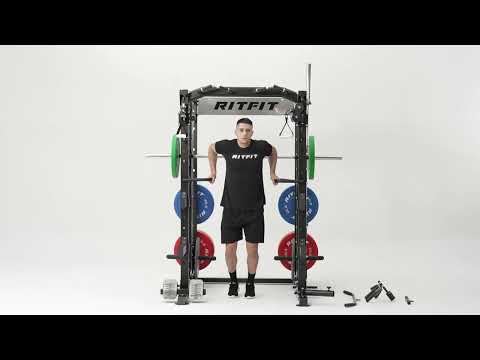 Revolutionize Home Gym Experience with the RITFIT BUFFALO Multifunctional Smith Machine: The Ultimate All-in-One Workout Solution [Video]