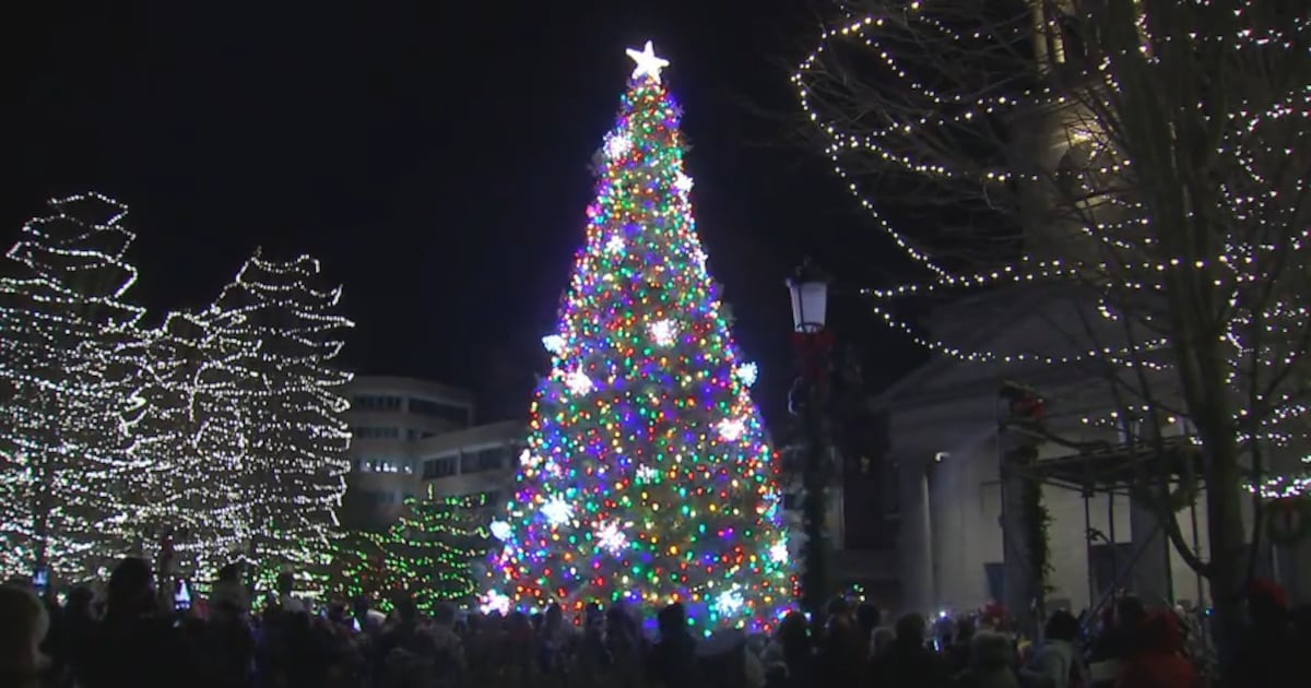 Annual Tree Lighting Kicks-Off Holiday Weekend in Quincy  Boston 25 News [Video]