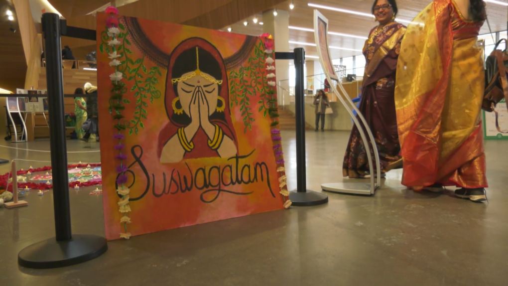 Library visitors enjoy Hindu cultural showcase [Video]