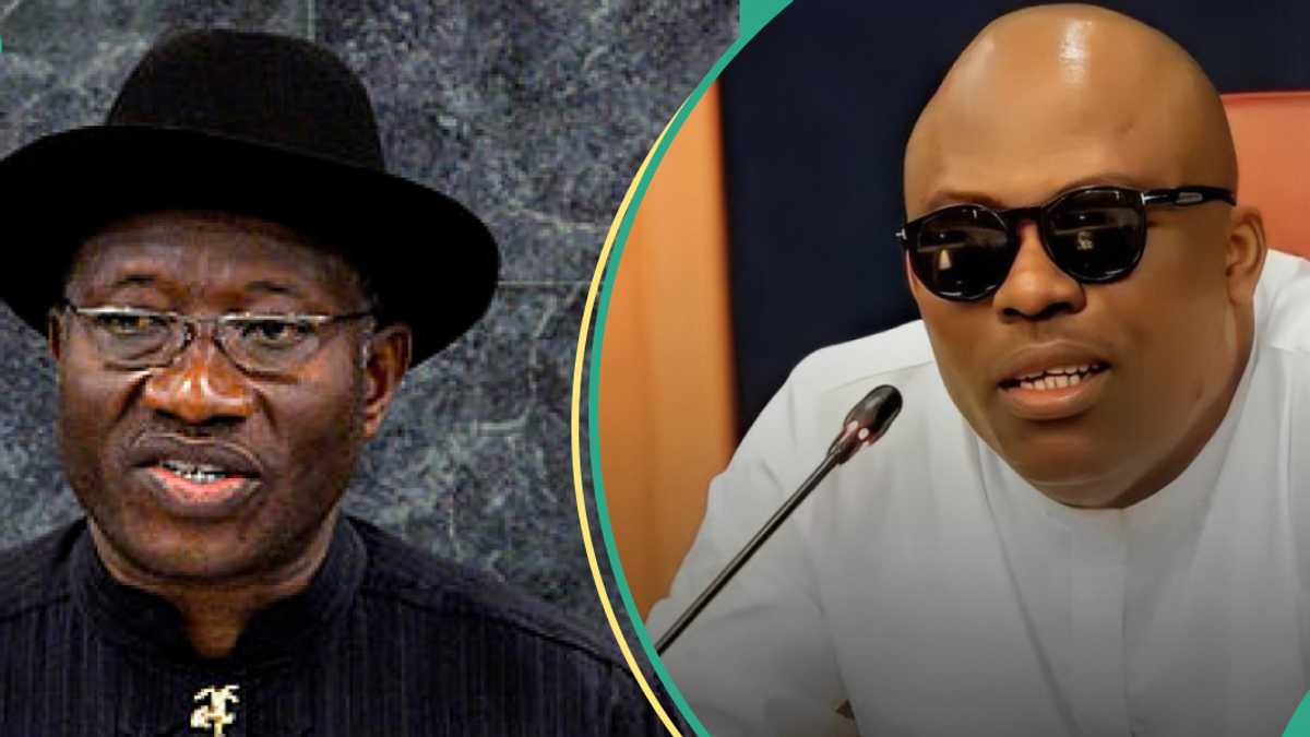 Ex-President Jonathan Sings Praises of Rivers Governer Fubara, Declares Him ‘General’ [Video]