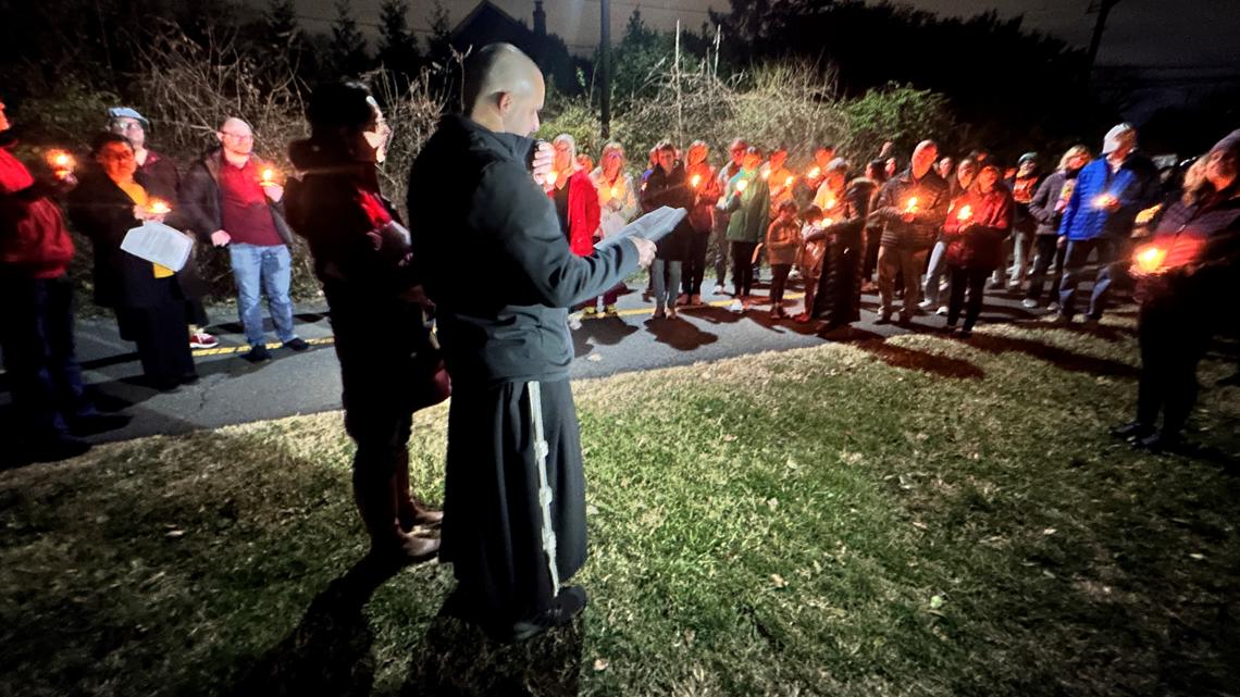 Community holds prayer vigil for rape victim [Video]