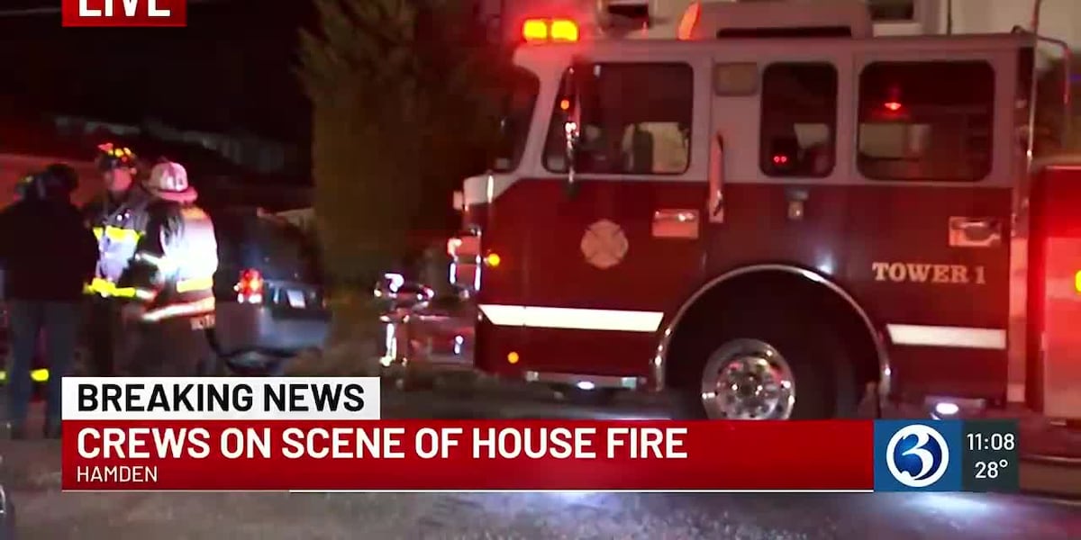 11 people displaced after house fire in Hamden [Video]