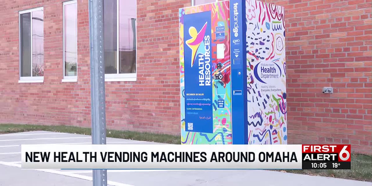 Vending machines that dispense healthcare items installed across Omaha [Video]