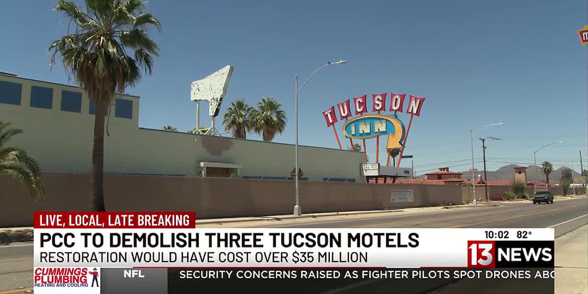 Pima Community College to demolish three historic motels [Video]