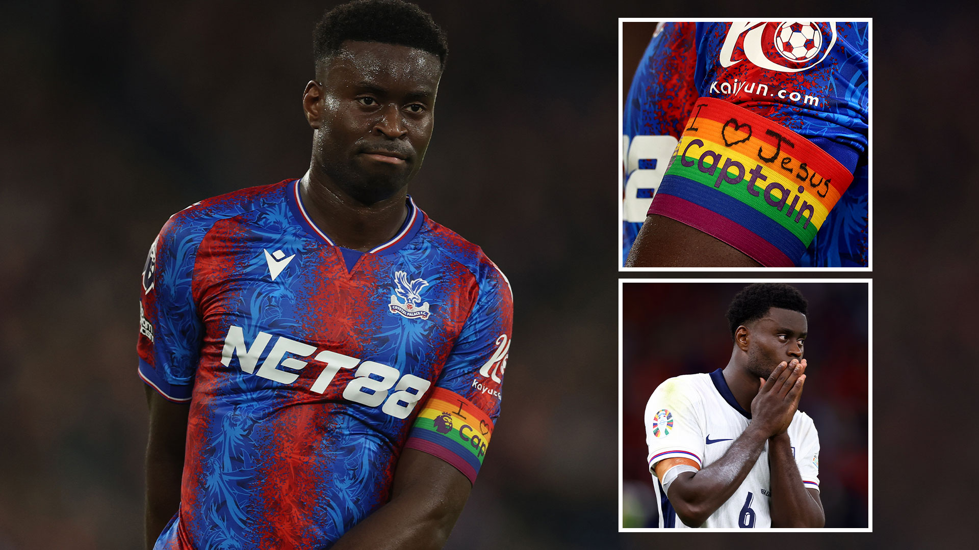 Marc Guehi spoken to by FA for writing ‘I love Jesus’ on rainbow armband and told not to repeat message against Ipswich [Video]