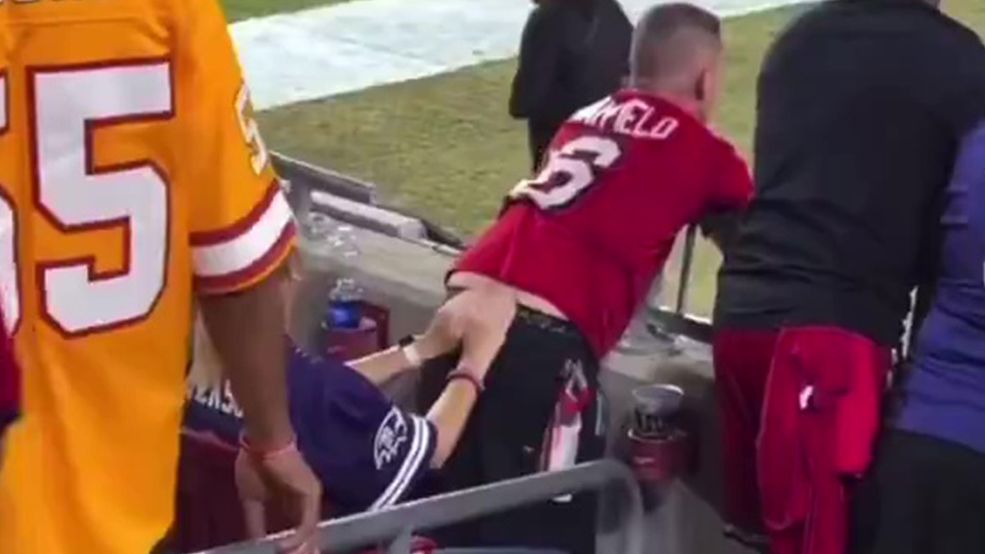 ‘That is some weird s*** right there’ – NFL fans stunned after spotting ‘disgusting’ act taking place in stands [Video]