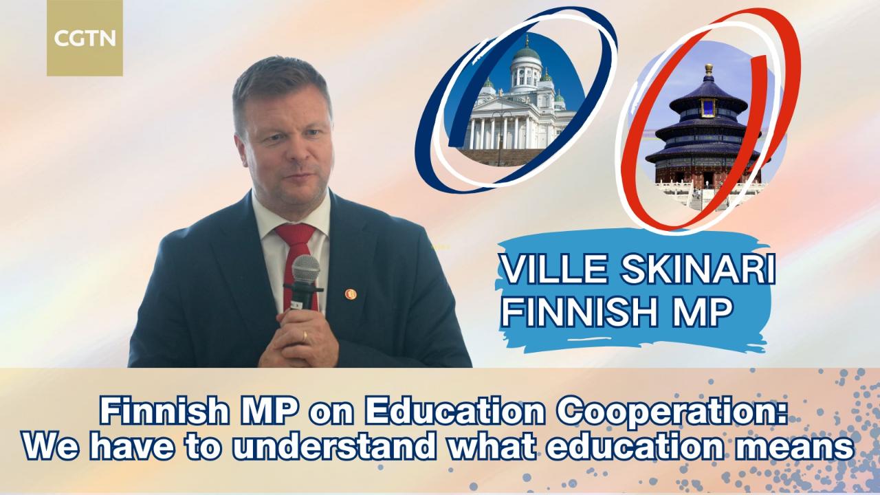 Finnish MP shares views on educational cooperation [Video]