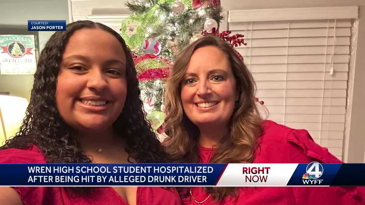 Student severely hurt after crash with drunk driver [Video]