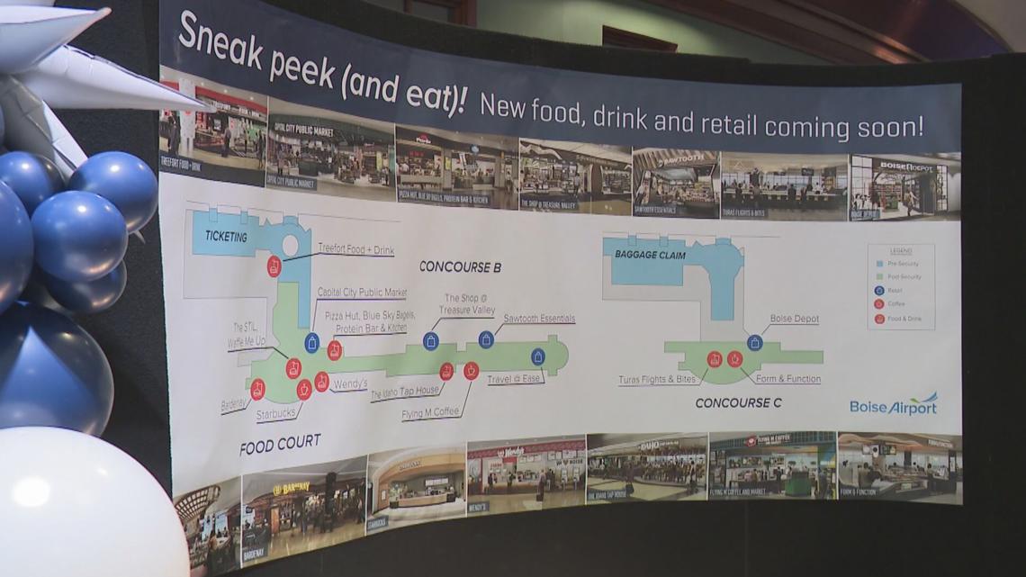 Boise Airport to add new food and retail options in 2025 [Video]