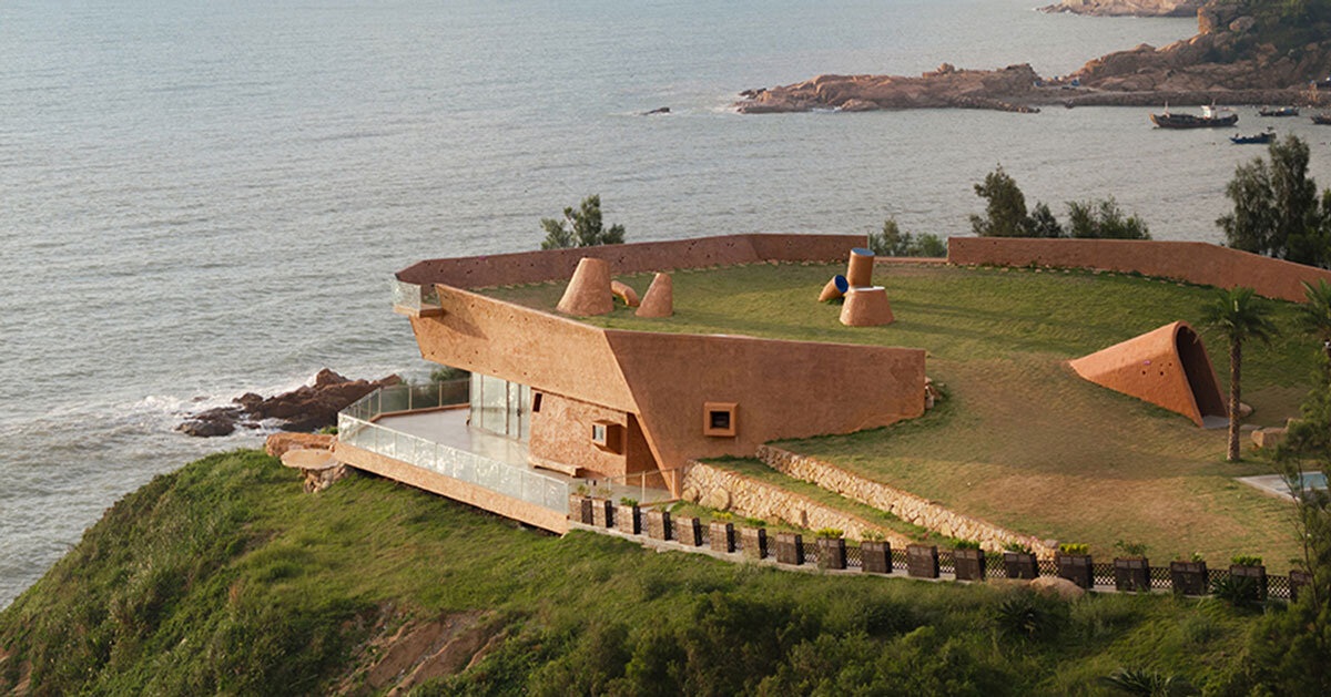 rock-like skylights pop up on blue insight cave’s green rooftop by 3andwich [Video]