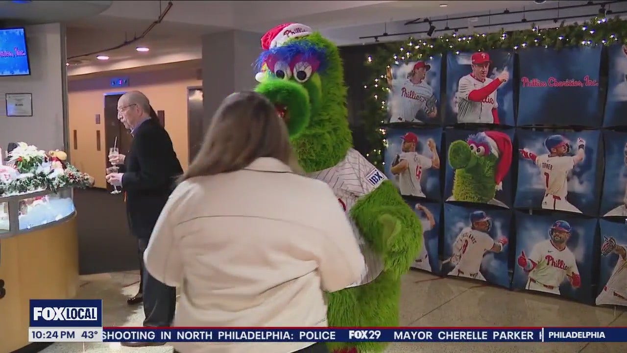 Phillies Charities holiday party honors community groups with grant money [Video]