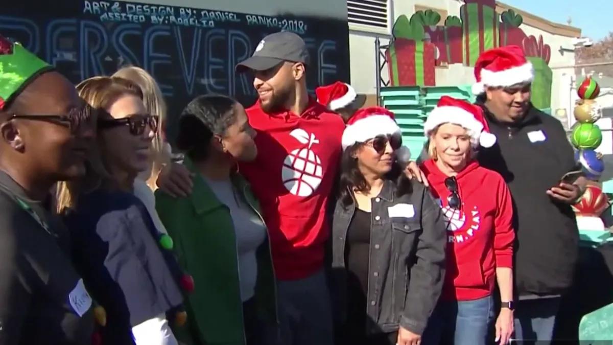 Steph and Ayesha host Christmas with the Currys event in Oakland  NBC Sports Bay Area & California [Video]